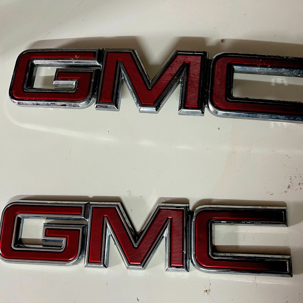 GMC Emblems Front & Back